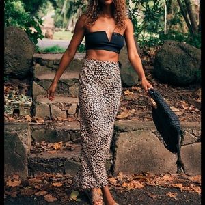 Free People Monterey Printed Half Slip